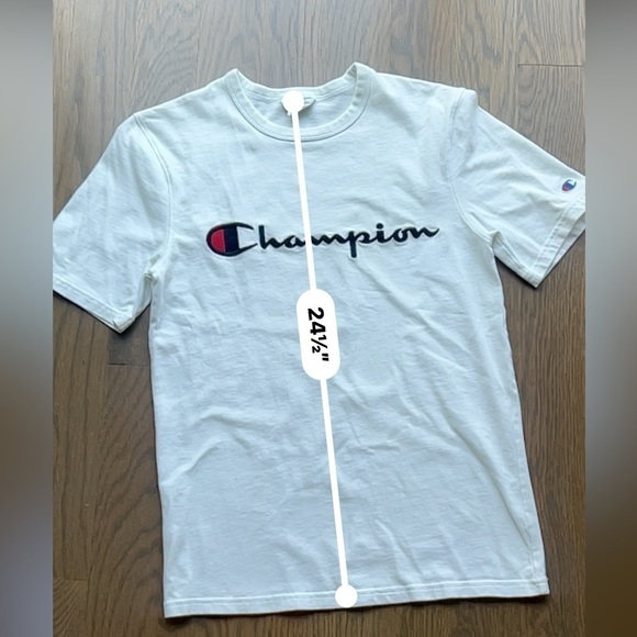 Men’s Champion Shirt White size small men H - Picture 5 of 5